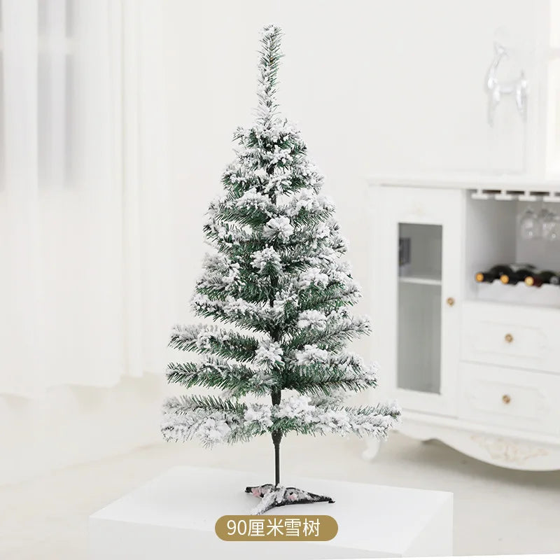 Artificial Christmas Tree Props Flocking Snow Branches Christmas Tree For Home Adornment Festival Decoration Xmas Party Decor