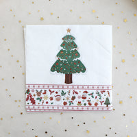 Christmas Decoration Party Theme Tableware Set Disposable Paper Plate Christmas Supplies Christmas Tree Plate