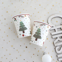 Christmas Decoration Party Theme Tableware Set Disposable Paper Plate Christmas Supplies Christmas Tree Plate