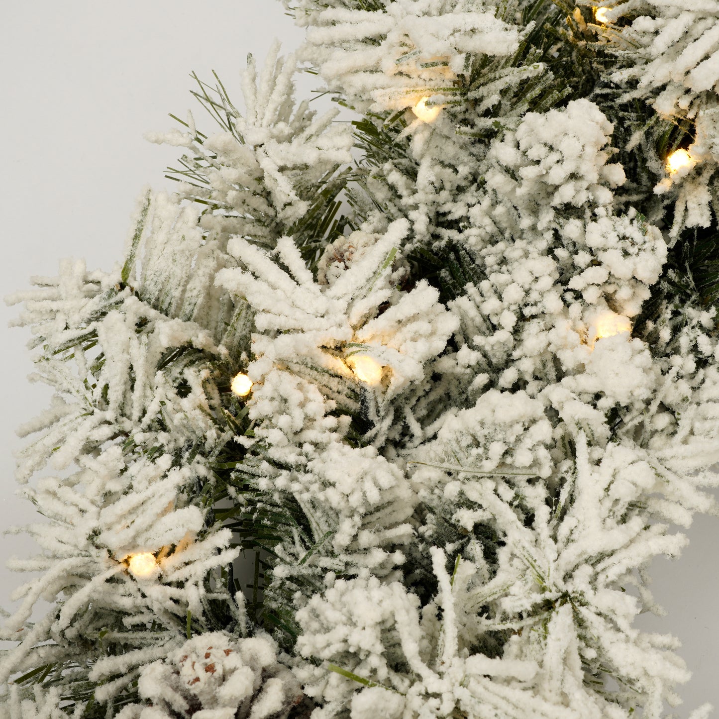 Copy of A set of 4 artificial Christmas trees, including flower garlands, flower garlands, and 2 entrance trees, with LED lights