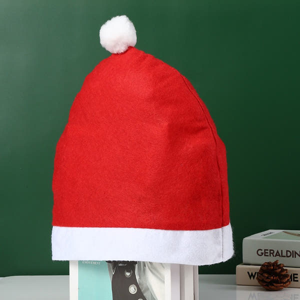 Christmas car pillowcase, extra large Christmas hat seat, Christmas hat, car holiday atmosphere decoration