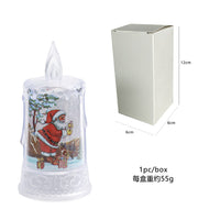 Christmas led electronic candle light Christmas snowman elk decoration luminous night light atmosphere light ornaments