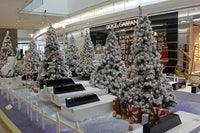 Artificial Christmas Tree Props Flocking Snow Branches Christmas Tree For Home Adornment Festival Decoration Xmas Party Decor