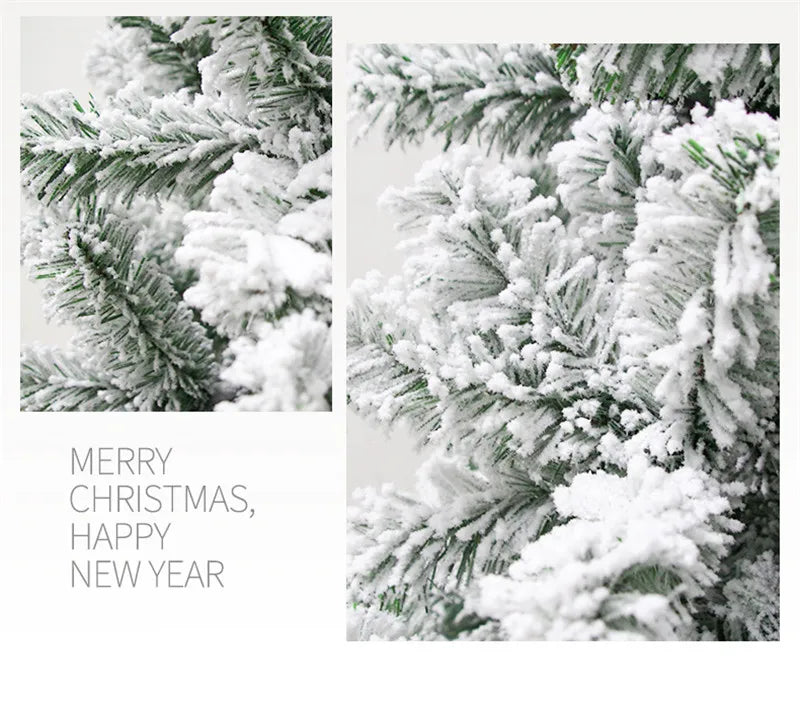Artificial Christmas Tree Props Flocking Snow Branches Christmas Tree For Home Adornment Festival Decoration Xmas Party Decor