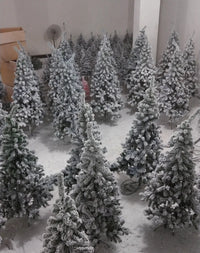 Artificial Christmas Tree Props Flocking Snow Branches Christmas Tree For Home Adornment Festival Decoration Xmas Party Decor