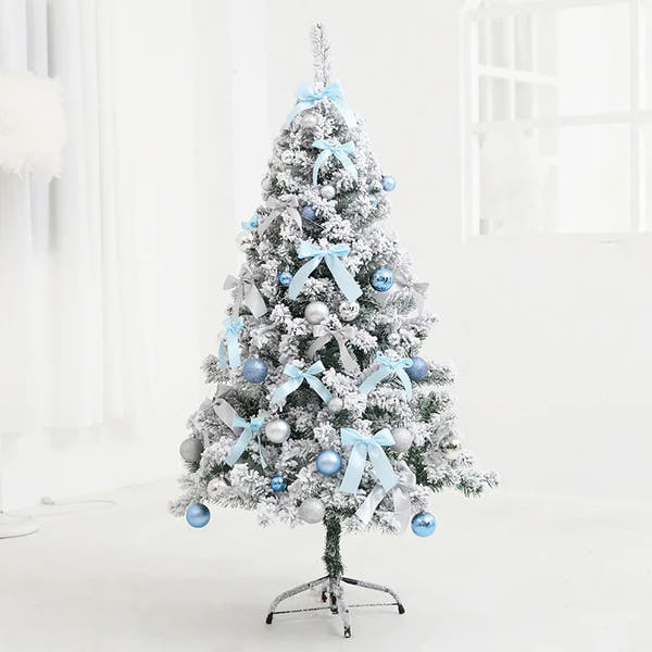 Artificial Christmas Tree Props Flocking Snow Branches Christmas Tree For Home Adornment Festival Decoration Xmas Party Decor